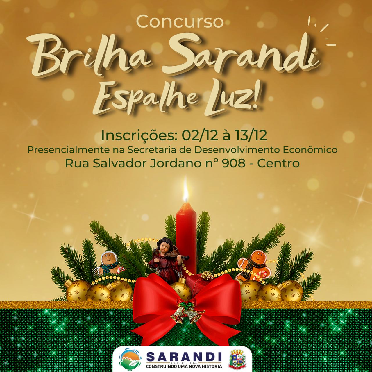 Concurso Brilha Sarandi: Espalhe luz nesse Natal!